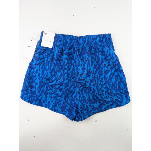 Nike Blue Animal Print Girls Training Shorts - Picture 5 of 5
